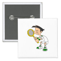 Tennis Boy Pins
