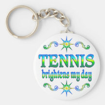 Tennis Brightens Keychains