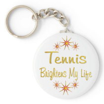 TENNIS Brightens My Life keychains