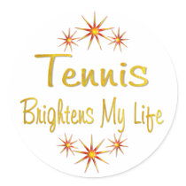 TENNIS Brightens My Life stickers