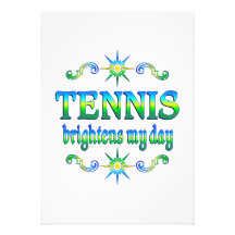 Tennis Brightens Personalized Announcement