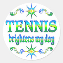 Tennis Brightens Sticker