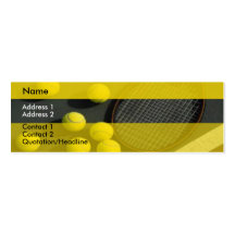 Tennis Business Card