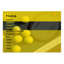 Tennis Business Card
