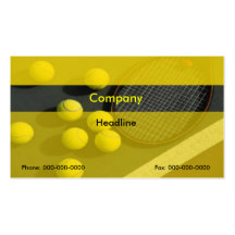 Tennis Business Card
