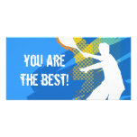 Tennis card: you are the best photo card
