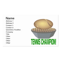 Tennis Champion Business Card