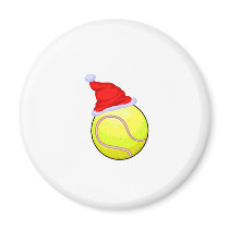 Tennis Christmas Refrigerator Magnet