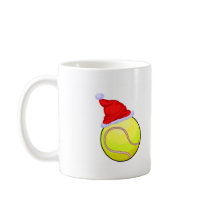 Tennis Christmas Coffee Mugs