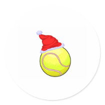 Tennis Christmas Stickers