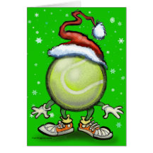 Tennis Chrsitmas Card