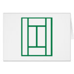 Tennis court cards