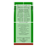 Tennis Court Layout Graphic rack cards