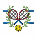 Tennis Crest embroidered shirts