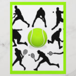 tennis custom flyer