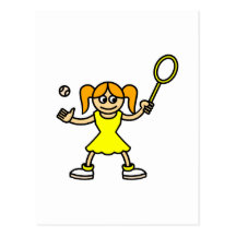 Tennis Cutie Post Card