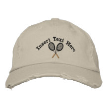 Tennis Embroidered Hat