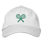 Tennis embroidered hats
