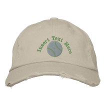 Tennis Embroidered Hat