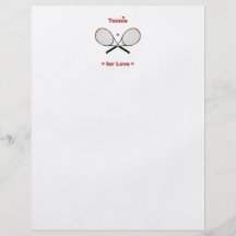 Tennis For Love Flyers