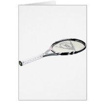 Tennis Game Greeting Cards