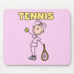 TENNIS Girl Tshirts and Gifts Mouse Pads