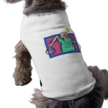 Tennis Granny Pet T Shirt