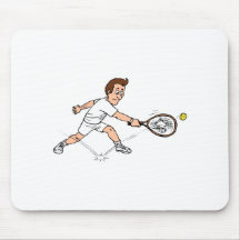 Tennis guy Missing Mousepad
