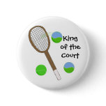 Tennis - King of the Court Button