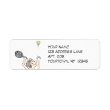 Tennis lable return address labels