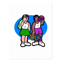 Tennis Ladies Post Card
