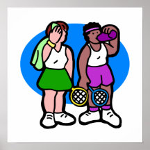 Tennis Ladies Posters