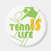 TENNIS_LIFE FRIDGE MAGNETS
