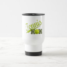 Tennis Mom Green Coffee Mugs