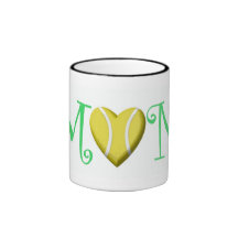 Tennis Mom, Green Mugs