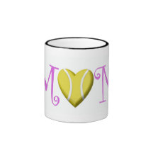 Tennis Mom, Pink Mugs