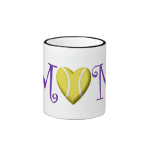 Tennis Mom, Purple Mug