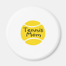 Tennis Mom Tennis Ball Fridge Magnets