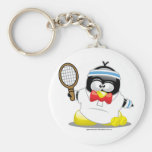 Tennis Penguin Key Chains