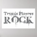 Tennis Players Rock Posters