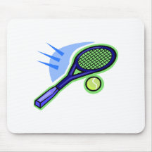 Tennis Racket & Ball Mouse Pads