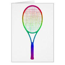 Tennis Racket Card