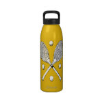 TENNIS RACQUET AND BALLS WATER BOTTLE
