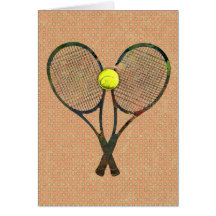 TENNIS RACQUETS & BALL Card