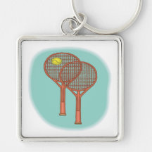 Tennis Racquets Key Chains