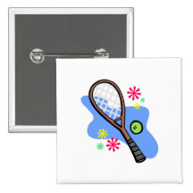 Tennis retro buttons