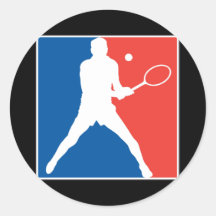 Tennis Round Sticker