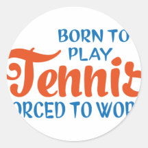 Tennis Runder Sticker