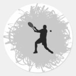 Tennis Scribble Style (Male) Sticker