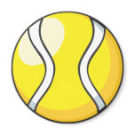 Tennis Shirt - Custom Cool Tennis Ball Shirts Fridge Magnets